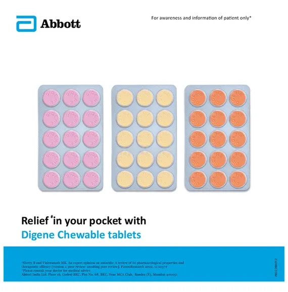 digene (orange) tablet 15's